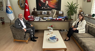 Kaymakam Elif Çelik’ten Marmara Adalar Belediye Başkanı Aydın Dinçer’e Veda Ziyareti