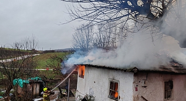 Manyas'ta Ev Yangını Korkuttu