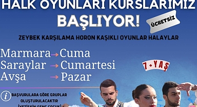Marmara Adalar Belediyesi, Ücretsiz Halk Oyunları Kursu Düzenliyor