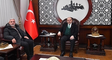 Mehmet Metiner ve Heyetinden Vali Ustaoğlu'na Ziyaret