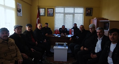 MHP Balıkesir Teşkilatından Yeroluk Mahallesi Muhtarına Ziyaret