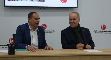 MHP İl Başkanlığı, Karesi Muhtarlar Derneği Üyelerini Ağırladı