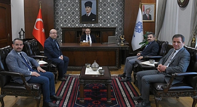 Sağlık Bakanlığı Sağlık Yatırımları Genel Müdür Yardımcısı İbrahim Söyler, Vali İsmail Ustaoğlu’nu Ziyaret Etti