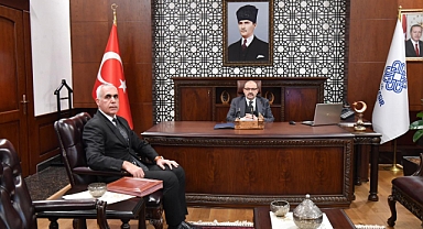 Sanayi ve Teknoloji İl Müdürü Mehmet Ali Aşuk’tan Vali İsmail Ustaoğlu’na Veda Ziyareti