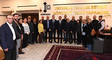 Sındırgı Belediye Başkanı Serkan Sak, Altıeylül Belediye Başkanı ve CHP İlçe Yöneticilerini Ağırladı