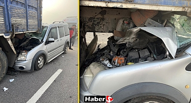 Sındırgı’da Sisli Hava Kazaya Neden Oldu