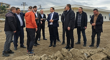 Sındırgı'da Ulaşım Projeleri İçin Büyükşehir İş Birliğiyle Yerinde İnceleme Yapıldı