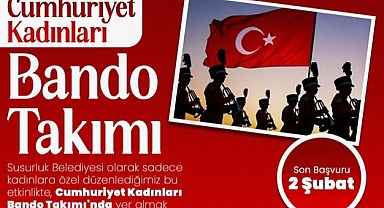 Susurluk Belediyesi’nden Cumhuriyet Kadınları Bando Takımı Başvuruları Başladı