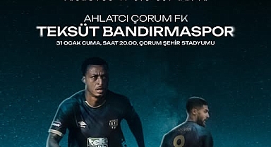 Teksüt Bandırmaspor, Ahlatcı Çorum FK’ya Konuk Oluyor
