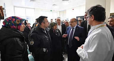 Vali İsmail Ustaoğlu, Gönen'deki Trafik Kazasında Yaralanan İşçileri Hastanede Ziyaret Etti