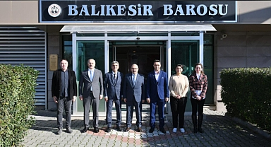 Vali İsmail Ustaoğlu’ndan Balıkesir Barosu’na Ziyaret