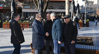 Vali İsmail Ustaoğlu, Zağnos Paşa Camisi ve Külliyesi Çevresinde Esnaf ve Vatandaşlarla Buluştu