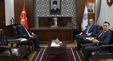 Ziraat Katılım Bankası Yöneticilerinden Vali İsmail Ustaoğlu’na Ziyaret