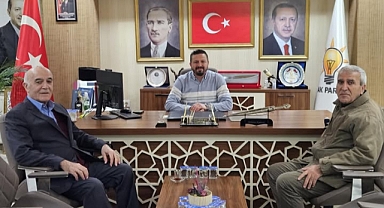 AK Parti Balıkesir İl Başkanı Mehmet Aydemir, İlim Yayma Cemiyeti Denizli Şube Başkanı ve Eski Milletvekillerine Teşekkür Etti