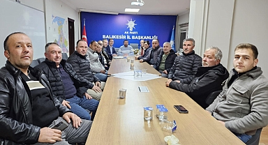 AK Parti Gömeç İlçe Başkanı ve Mahalle Muhtarı’dan Mehmet Aydemir’e Ziyaret