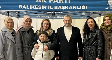 AK Parti Karesi İlçe Teşkilatı Berat Kandili’nde Çamlık Şehitler Camii’nde Buluştu