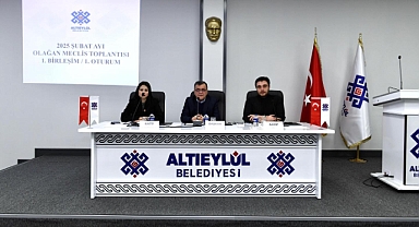 Altıeylül Belediyesi Şubat Ayı Meclis Toplantısı Yapıldı