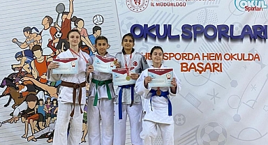 Balıkesir Büyükşehir Belediyespor, Okul Sporları Grup Judo Müsabakalarında Başarı Gösterdi
