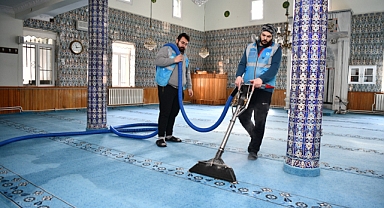 Balıkesir’de camiler Ramazan’a hazırlanıyor 