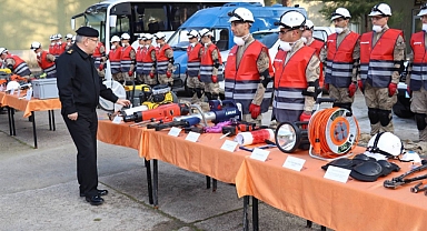 Balıkesir’de Jandarma Arama Kurtarma Timlerinden Deprem Tatbikatı
