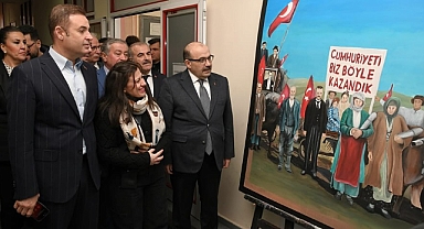 Balıkesir Lisesi'nin Kurtuluşunun 140. Yılında Resim Sergisi Düzenlendi