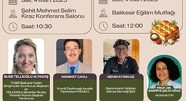 Balıkesir Üniversitesi'nde Gıda Sektöründe Dönüşüm Paneli ve Ekmek Atölyesi Düzenlenecek