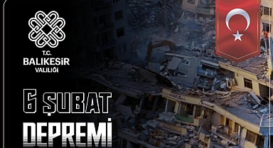 Balıkesir Valisi İsmail Ustaoğlu'ndan Deprem Şehitlerine Anma Mesajı