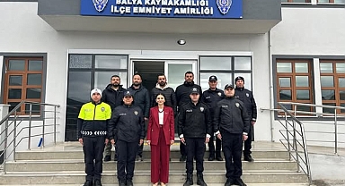 Balya Kaymakamı Zeynep Demir, Yapımı Tamamlanan İlçe Emniyet Amirliği’ni Ziyaret Etti