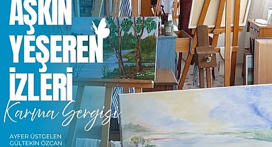 Bandırma’da “Aşkın Yeşeren İzleri” Karma Sergisi Sanatseverlerle Buluşuyor