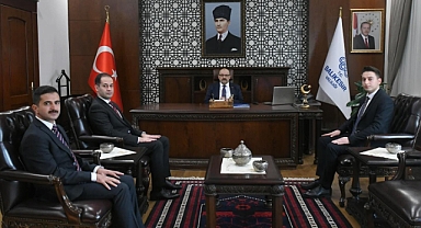 Bandırma, Erdek ve Susurluk Kaymakam Refikleri, Vali İsmail Ustaoğlu'nu Ziyaret Etti