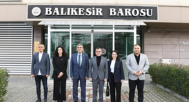 Başkan Hakan Şehirli’den Balıkesir Barosu’na Ziyaret