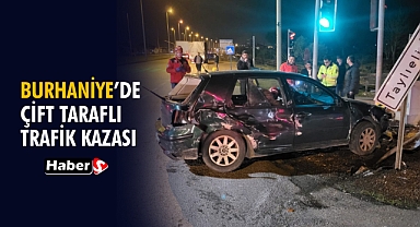 Burhaniye’de Çift Taraflı Trafik Kazası