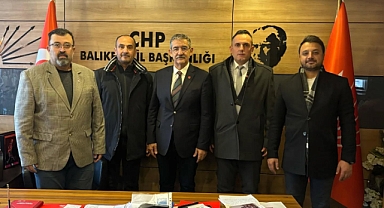 CHP Balıkesir İl Başkanlığı İlçe Başkanlarıyla Bir Araya Geldi