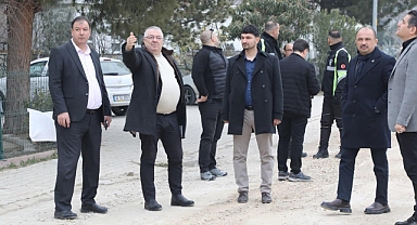 Edremit Belediye Başkanı Mehmet Ertaş, Altınoluk’ta Mahalle Çalışmalarını İnceledi