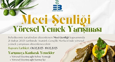 Edremit Belediyesi, Meci Şenliği Kapsamında Yöresel Yemek Yarışması İçin Başvuruları Kabul Ediyor