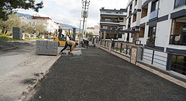 Edremit Belediyesi’nden Altınoluk’ta Yol Yapım Çalışmaları