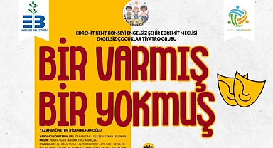 Edremit’te Engelsiz Çocuklar Tiyatro Sahnesinde: “Bir Varmış Bir Yokmuş”