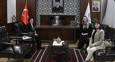 Kalben Derneği Başkanı Pelin Çalışkanoğlu Ekşi, Vali İsmail Ustaoğlu'na Ziyarette Bulundu