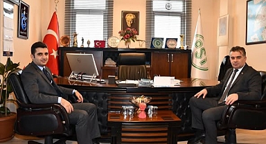 Manyas Kaymakamı Emre Yeşil’den DSİ 25. Bölge Müdürlüğü’ne Ziyaret