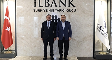 Mehmet Aydemir, Ankara İl Bank Genel Müdürü Recep Türk ile Görüştü