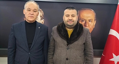 MHP İl Başkanı Niyazi Tunç’a İşletme Sahibi Fuat Yetimoğlu’ndan Ziyaret