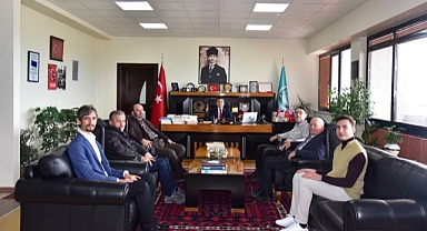Microsoft Suudi Arabistan Projeler Koordinatörü ve Yeni Dünya Vakfı Balıkesir Şubesi'nden BAÜN Rektörü Prof. Dr. Yücel Oğurlu'ya Ziyaret