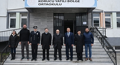 Vali İsmail Ustaoğlu, İvrindi Korucu Yatılı Bölge Ortaokulu’nu Ziyaret Etti