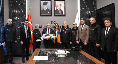 1-7 Mart Deprem Haftası Kapsamında Balıkesir AFAD’tan Vali İsmail Ustaoğlu’na Ziyaret