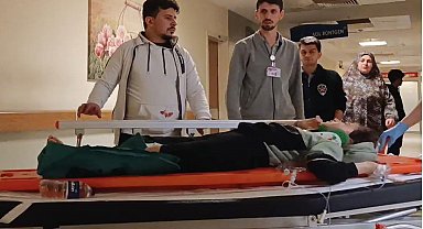 11 yaşındaki çocuğun ayağı zincire sıkıştı, motosiklet devrildi: 2 yaralı