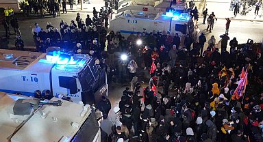 Ankara'da, Ekrem İmamoğlu'nun tutuklanması protesto edildi