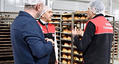 Balıkesir’de Unlu Mamül Üretim İşletmesindeki Çalışmalar Yerinde Değerlendirildi