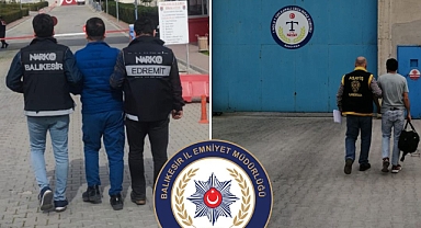 Balıkesir’de Uyuşturucu ve Hırsızlık Suçlarından Aranan 2 Hükümlü Yakalandı