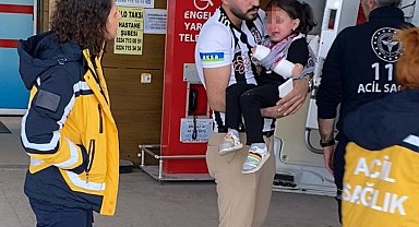 Balkondan düşen çocuk ağır yaralandı