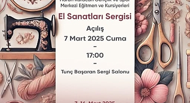 Bandırma Belediyesi, Harun Karacan Gençlik ve Spor Merkezi’nden El Sanatları Sergisi